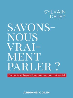 cover image of Savons-nous vraiment parler ?